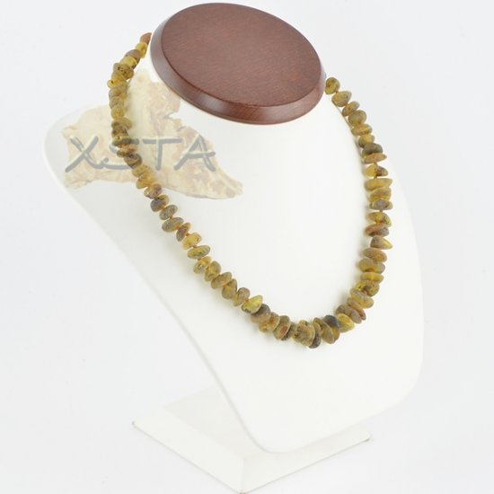 Natural raw amber necklace
